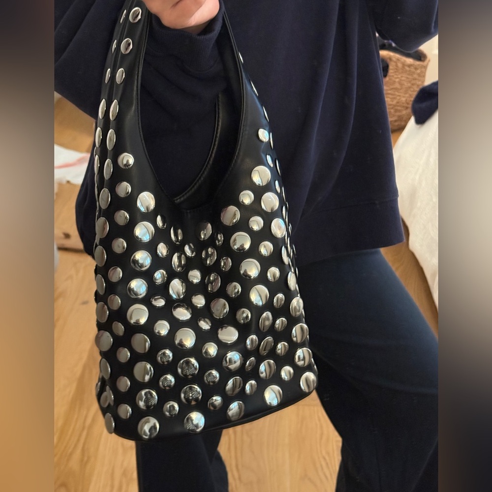 Studded Black Handbag
